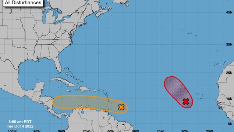 NHC keeping eye on 2 tropical waves in Atlantic showing potential for development