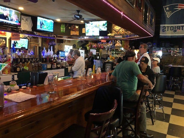 The No Name Sports Bar on U.S. 1 in Sebastian is open on Sept. 3, 2019. Owner Damien Gilliam, who has run many times for public office, joked he was planning on staying open until he wins an election
