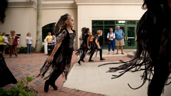 Images from the Ghosts of Fort Pierce Past walking tours Wednesday, Oct. 26, 2016, in downtown Fort Pierce.