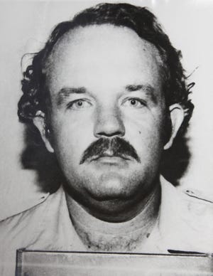 David Alan Gore arrest mug, June 26, 1983