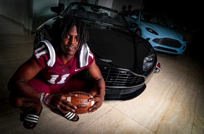 Olsen Patt Henry, First Baptist, is No. 2 recruit in the Naples Daily News and News-Press' Big 15 for 2022. 

Cars provided by and photos taken at Naples Luxury Imports.