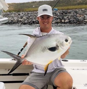 A permit was caught Dec. 20, 2022 aboard Fin & Fly Charters in Cocoa.