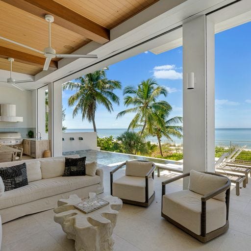 In Hurricane Ian aftermath, mansion vying to shatter most expensive home sold on Bonita Beach.