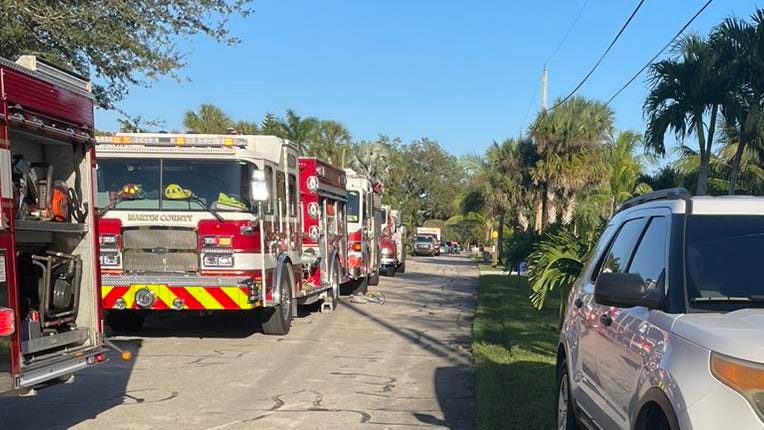 Fire officials: Stuart home set ablaze after resident attacked