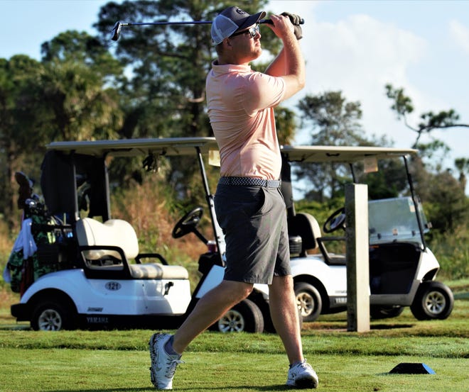 TCPalm high school sports reporter Bryan Cooney competes in the 36th Treasure Coast Amateur Championship at Sandridge Golf Club in Vero Beach on Sunday, Dec. 4, 2022.