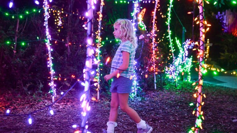 Heathcote’s Garden of Lights illuminates the start of the holiday season in Fort Pierce