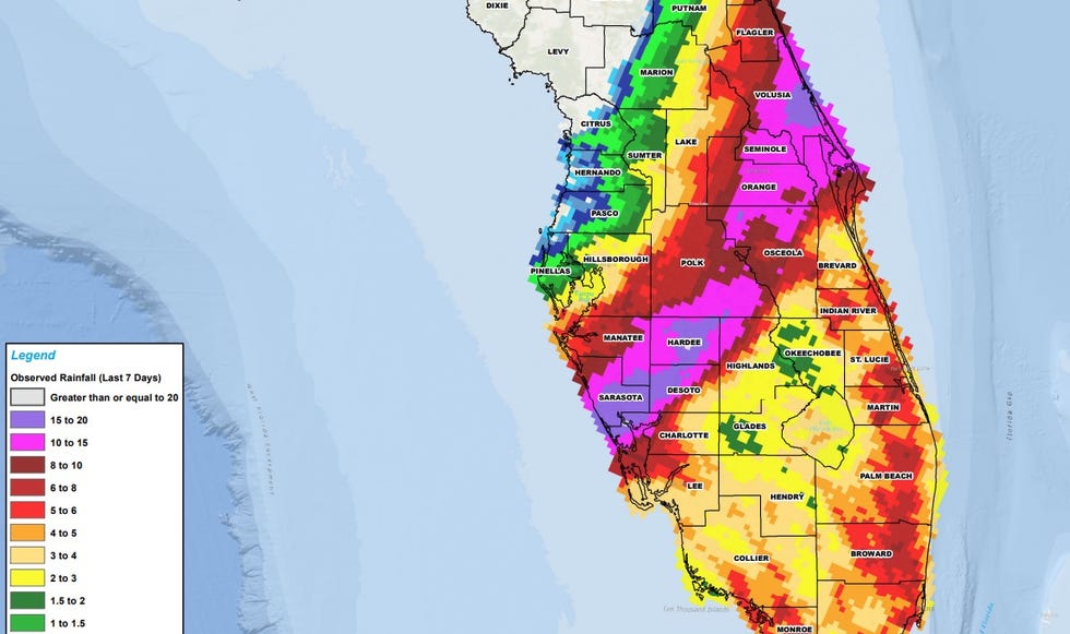 The worst sewage releases during Hurricane Ian didn't always match up with the areas that received the most rain.