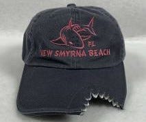 There is plenty of merchandise available to tout New Smyrna Beach's claim as unofficial shark-bite capital of the world.