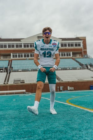 Cocoa quarterback Blake Boda announced his commitment to Coastal Carolina on Jan. 21.