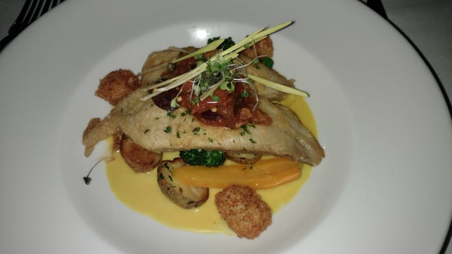 Pompano is very popular in Florida and our guest jumped at the chance to have this catch expertly prepared by The Tides team.