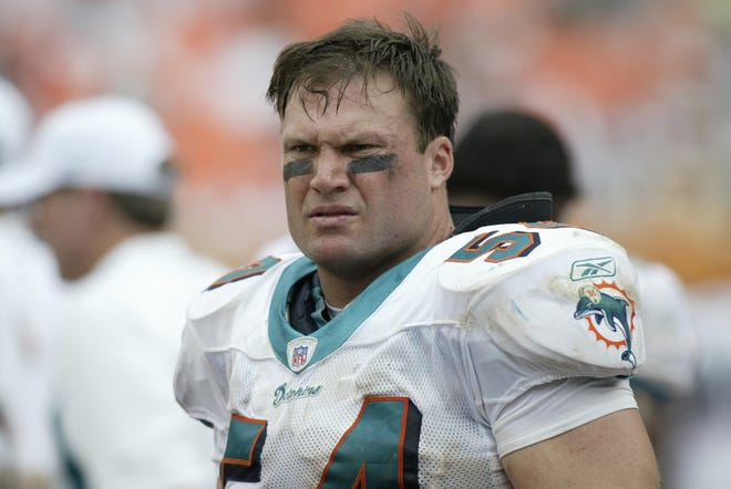 In 12 seasons with the Dolphins, linebacker Zach Thomas made seven Pro Bowls and five All-Pro teams.