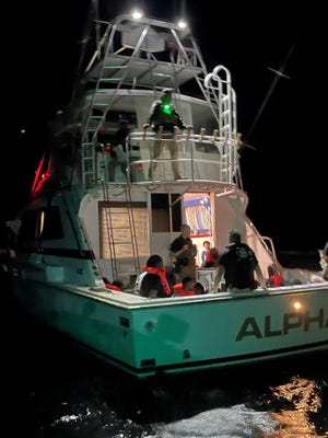 The Martin County Sheriff’s Office reported 59 undocumented Haitians were detained Wednesday night, Feb. 22, 2023 as the group came ashore in a yacht at the St. Lucie Inlet on Hutchinson Island near Sailfish Point.