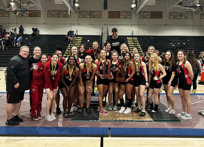 Vero Beach's girls weightlifting team swept regional titles in the Olympic and traditional lifts at the Region 4-3A meet at Olympic Heights High School in Boca Raton on Saturday, Feb. 4, 2023.