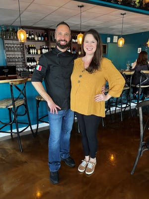 Matteo Affatati and Alyson Casey opened Flock Wine Bistro in November 2022.