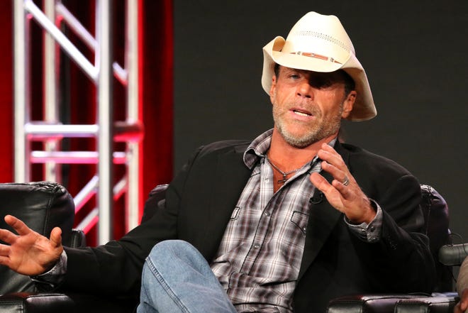 Shawn Michaels participates in the "WWE Monday Night Raw: 25th Anniversary" panel during the NBCUniversal Television Critics Association Winter Press Tour on Tuesday, Jan. 9, 2018, in Pasadena, Calif.