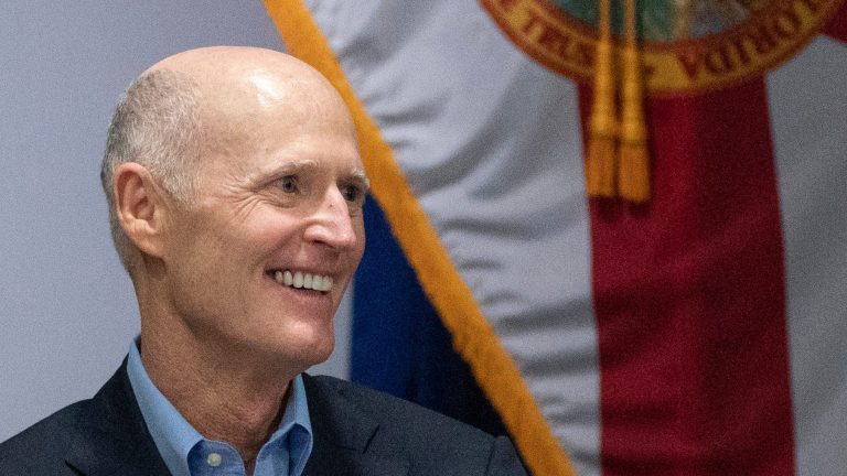 Scott jabs back at Biden in an attack ad ahead of Florida visit