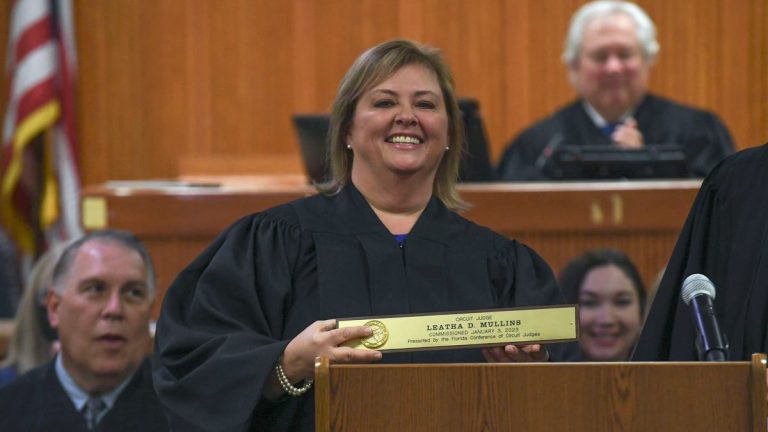 Investiture Ceremony for Judge Leatha Mullins at the St. Lucie County Courthouse