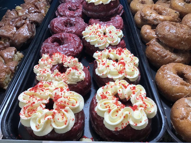 Dixie Dream Donuts is located at 5007 Turnpike Feeder Road in Lakewood Park, north of Fort Pierce.