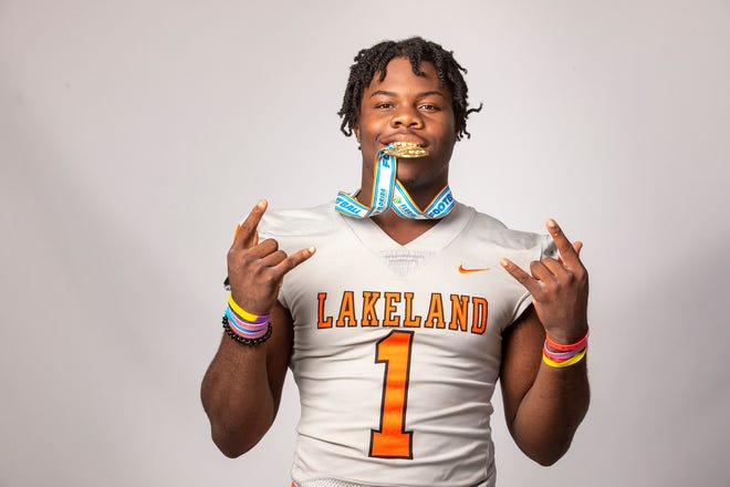 All County Football - Lakeland High School - Larry Jones in Lakeland Fl  Wednesday December 21,2022.
Ernst Peters/The Ledger