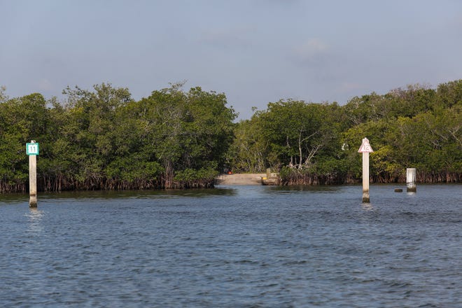 Skeletal remains believed to be of a missing woman, Assunta "Susy" Tomassi, 73, who disappeared March 16, 2018, were discovered March 3, 2023, by a man who said he found them along with jewelry in the swampy conservation area north of The Oslo Road Boat Ramp. The ramp is pictured here on the Indian River Lagoon on March 13, 2023.