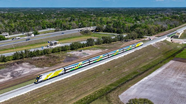 Fastest in Florida: Brightline train zooms up to 130 mph between Orlando and Cocoa