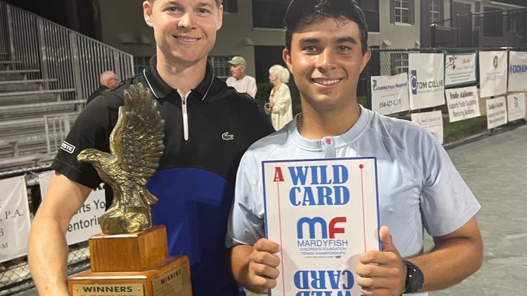 Local tennis: Van Deinse, Rios earn wild card draw for Mardy Fish tournament