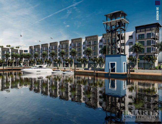 Fort Pierce is in the early stages of developing Fisherman's Wharf. Office America Group's proposal includes 92,179-sqaure-feet of mixed-use development for office space, apartments, restaurants and more.