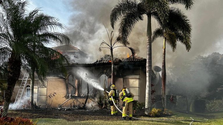 No injuries in fire that left Palm City home a ‘total loss,’ fire officials say