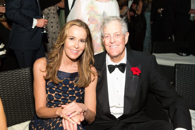 Julia and David Koch