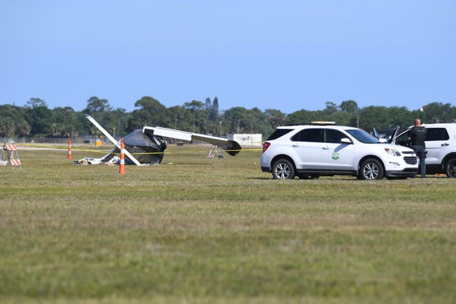 A Piper Saratoga crashed at about 2:42 p.m. on Friday, April 7, 2023, in Sebastian.