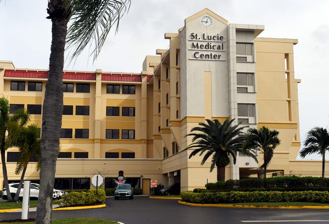St. Lucie Medical Center in Port St. Lucie, Fla., is pictured Saturday, Dec. 18, 2021. It was renamed HCA Florida St. Lucie Hospital in March 2022.