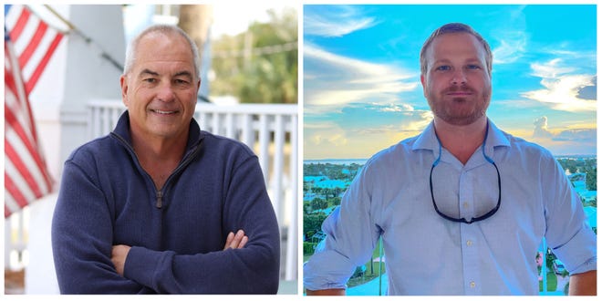 Michael Broderick (left) and James Clasby will face off Nov. 8 for Fort Pierce City Commission District 2, Seat 4 in the general election.