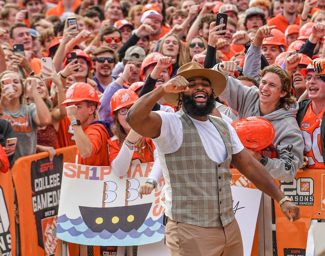 Dolphins defensive lineman Christian Wilkins took advantage of a free weekend and went to Clemson, S.C., for the Tigers' game against North Carolina State and an appearance on ESPN's "College GameDay."