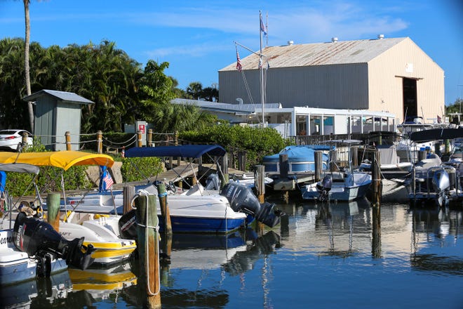 The Vero Beach Marina's dry storage area on the Indian River Lagoon is seen on Tuesday, Sept. 6, 2022. A citizen-proposed referendum could restrict the city from expanding and building on its marina without voter approval.
