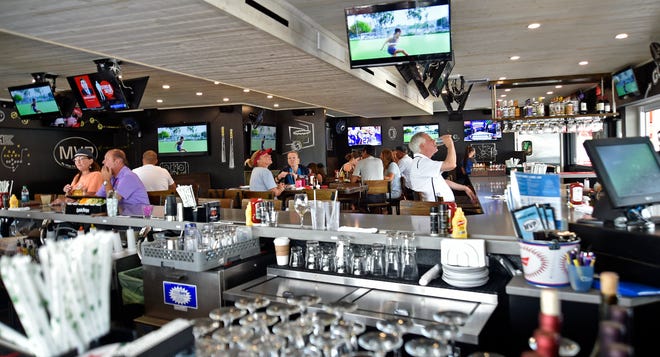 The MVP - My Village Pub is located in the heart of Siesta Key Village. Photographed on Friday, June 28, 2109. [Herald-Tribune staff photo / Thomas Bender]