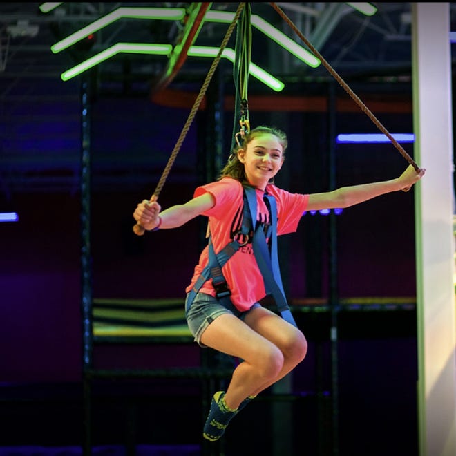 Let your kids zip around Urban Air’s indoor adventure park for a cool respite on a summer day.