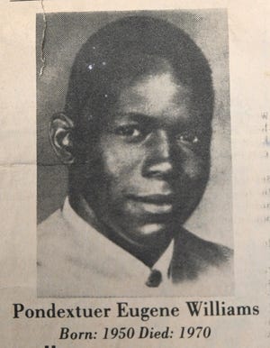 Pondextuer Williams as seen in the Palm Beach Post on Sunday, Aug. 30, 1970.