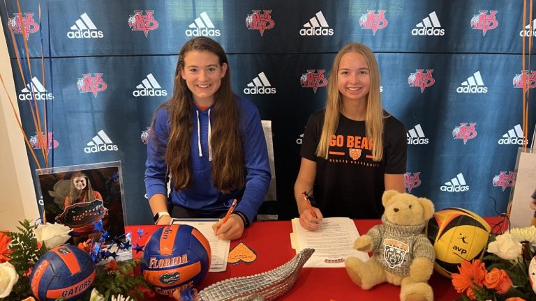 Vero volleyball duo, St. Edward’s lacrosse duo sign on signing day
