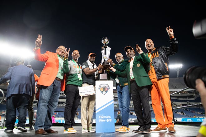 The FAMU Rattlers defeated the BCU Wildcats 41-20 during the annual Florida Classic at Camping World Stadium on Saturday, Nov. 19, 2022.