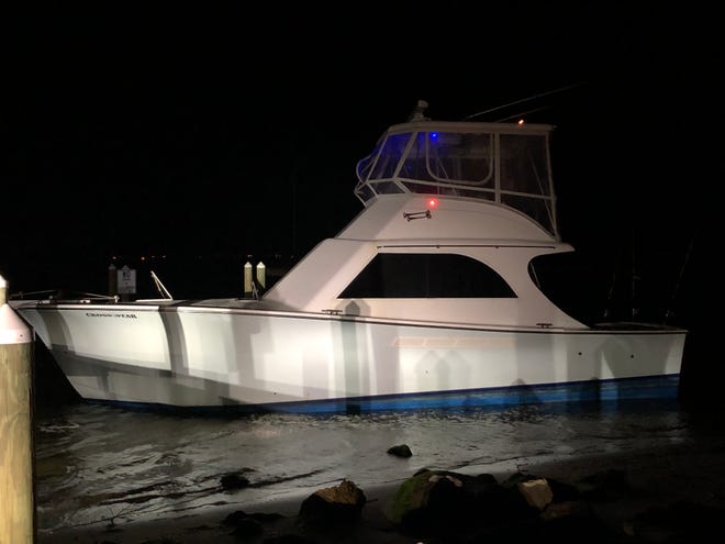 About 25 people Fort Pierce police described as Creole-speaking immigrants, were turned over to federal officials after a boat hit a dock Nov. 17, 2022, on Seaway Drive.