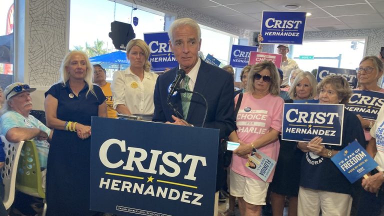 Gubernatorial candidate Charlie Crist urges people to vote, criticizes incumbent in SLC