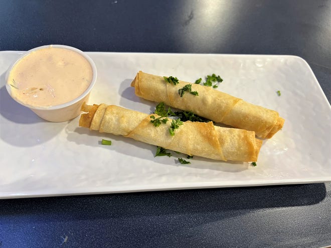 The Swift Sticks at Swift Grill were delicious rolls of gooey cheese wrapped in golden crunchy layers of fried phyllo dough.