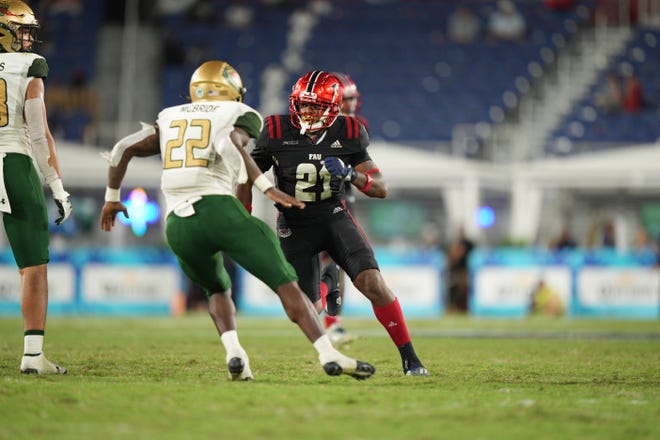 FAU linebacker Jaylen Wester has started the last two games and has made 20 tackles.