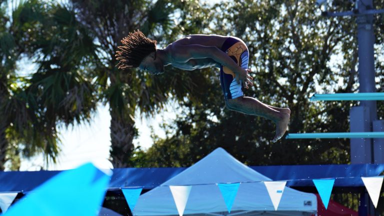 Fort Pierce Central’s Aiden Gaines takes sixth at 4A state swim and dive