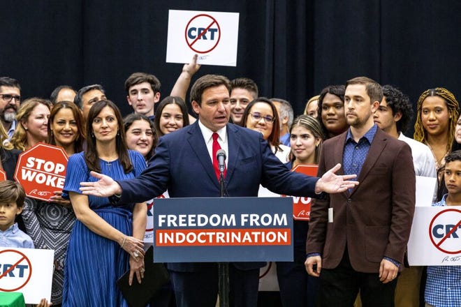 Gov. Ron DeSantis pushed for new, "Stop Woke" restrictions on how race is discussed in schools, universities and workplaces.