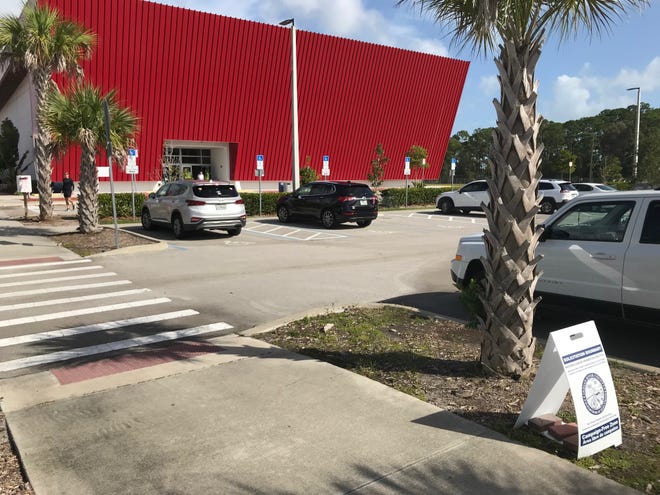 Dozens of people were entering and exiting the Intergenerational Recreation Center polling place off 9th Street SW in southwest Indian River County between roughly 9:30 a.m. and 11 a.m. on Tuesday Nov. 8, 2022.