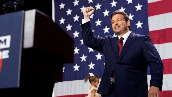 Gov. Ron DeSantis takes credit for changing Florida's political map.