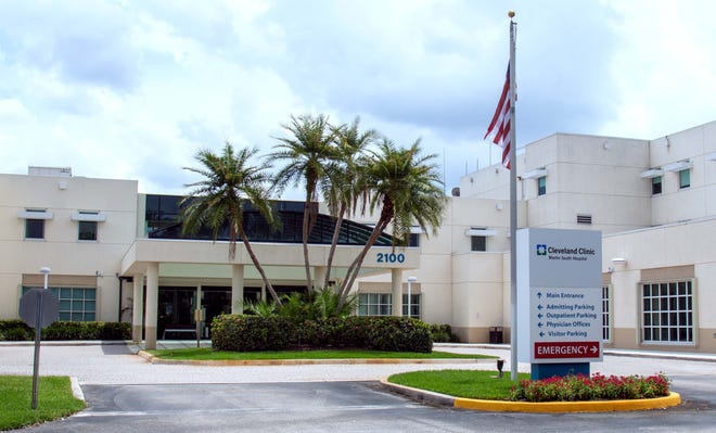Cleveland Clinic Martin South Hospital in Stuart, Fla., is pictured in this undated photo.