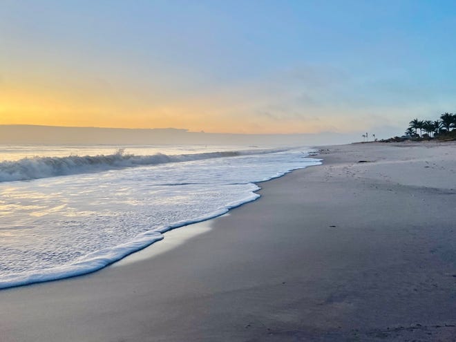 This picture was taken in the Vero Beach area after Hurricane Nicole had left the Treasure Coast.