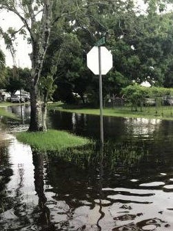 Flooding in Indiantown May 27, 2018.